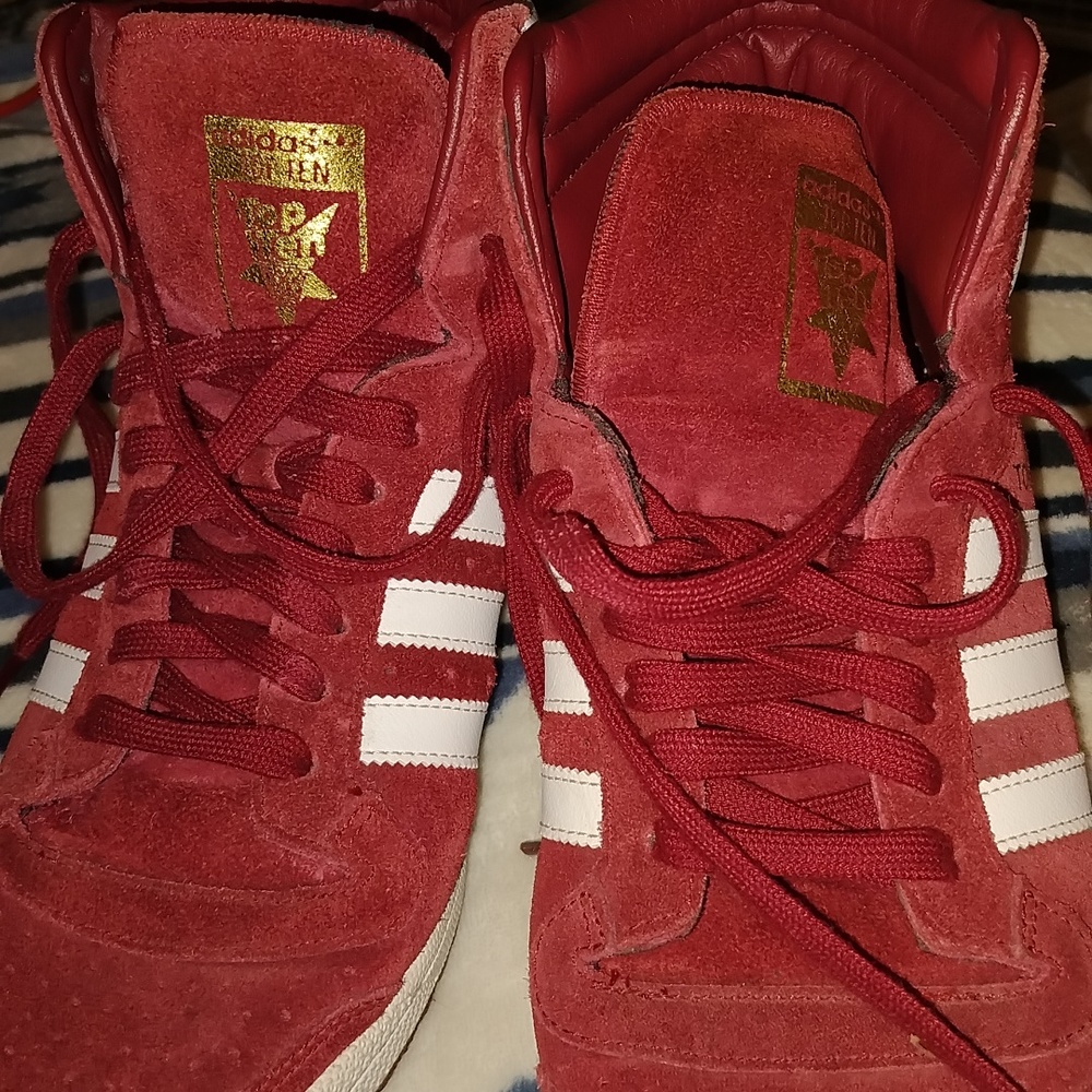 Adidas Originals Top Ten Hi Burgundy